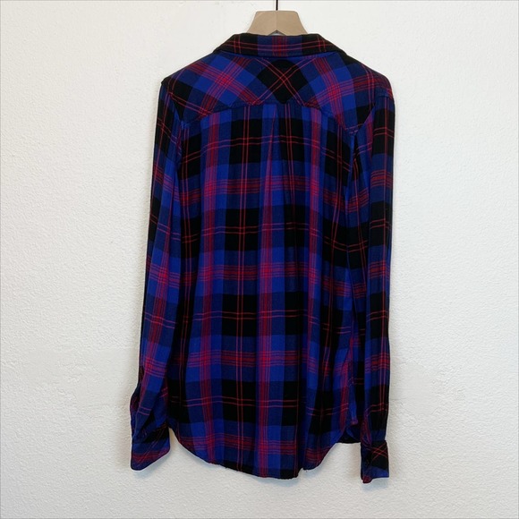 Rails Hunter Button Down Plaid Electric Blue Small - Picture 3 of 14